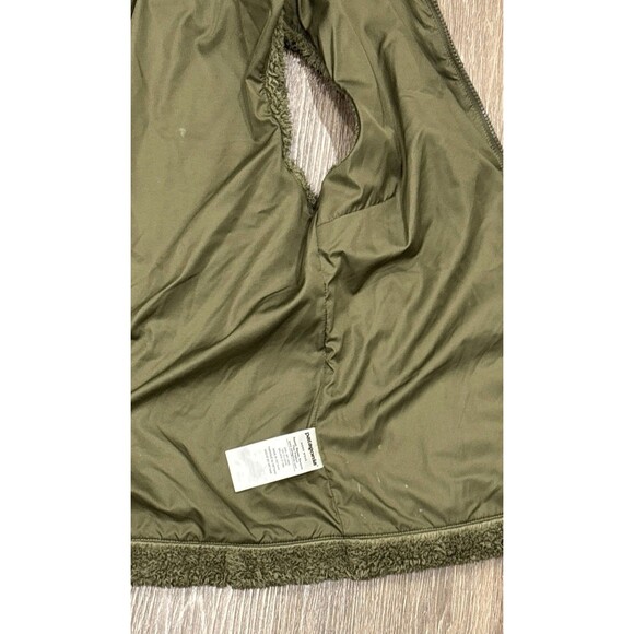 Patagonia Vest Womens Medium Green Fleece Los Gatos Full Zip Sherpa Outdoor - Picture 12 of 12